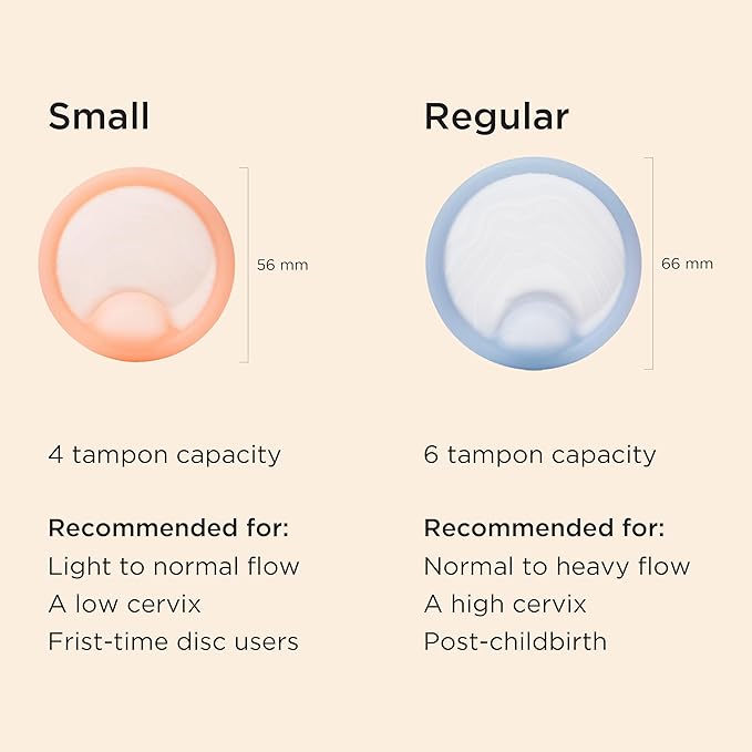 Saalt Menstrual Disc Duo – Reusable Period Disc for 12-Hour Protection – BPA & Latex Free – Easy Removal – Soft, Flexible, and Comfortable