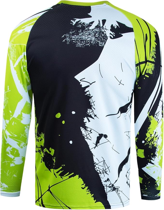 Weimostar Dirt Bike Jersey Youth Long Sleeve Off-Road Motocross Downhill Cycling t Shirt MTB Bicycle Biking Top for Boy Girl