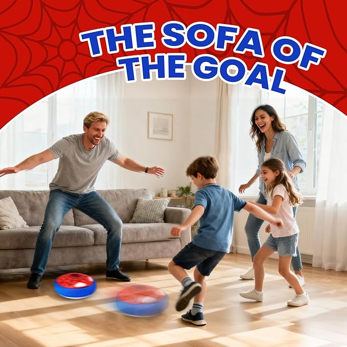Light-Up Hover Soccer Ball Toy for Kids,Birthday Gifts for Boys Age 4 5 6 7 8 9 10 11 12 Year Old,Cool Stuff Party Game Gift for Boy 6-8, 8-12 - Floating Soccer Toys Gift for 8 Year Old