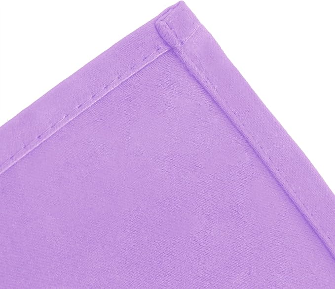 LEMOMO Lavender Blackout Curtains 34 x 63 Inch Length/Set of 2 Curtain Panels/Thermal Insulated Room Darkening Blackout Curtains for Bedroom