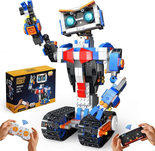 Robot Robotics for Kids Ages 8-12 Boys Girls with App & Remote Control, stem Toys for Boys Age 8-12, Build Your Own Robot STEM Building Sets Toys, Birthday (623 PCS)