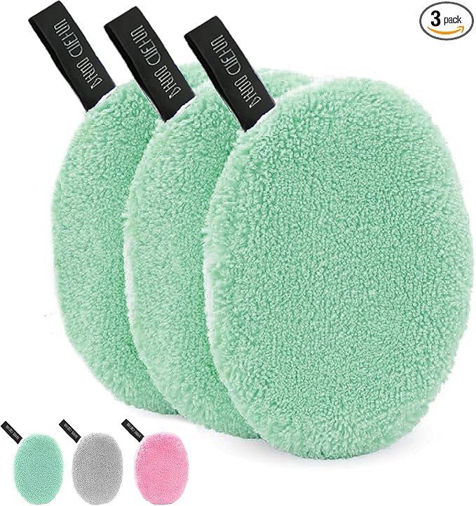 Soft Microfiber Intimate Towels 3 Pack, Reusable Cleansing Cloths for Daily Personal Care, Portable Quick-Dry Pads Compatible with Bidet Use, Gentle for Sensitive Skin