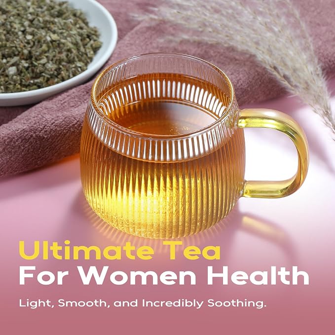 FullChea - Red Raspberry Leaf, 6oz/171g - Natural Dried Raspberry Leaf Tea Loose - Pregnancy Tea for Women's Wellness, Menstrual Cycle & Uterine Health - Cut & Sifted - Non-GMO - Caffeine-free
