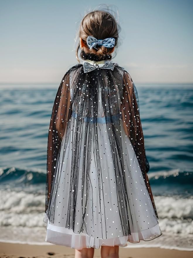 FKKFYY Rainbow Cape Cloak for Girl Princess