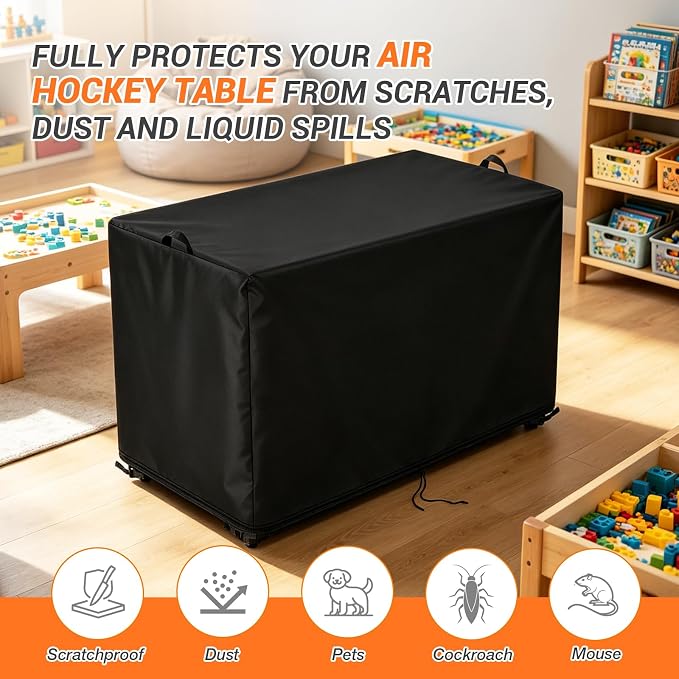 Air Hockey Table Cover Dustproof Table Top Air Hockey Cover for Home Game Room