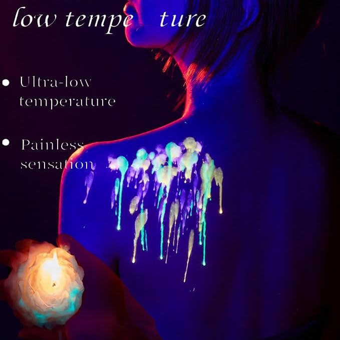 Low Temperature Candle 2 Pack, Peony Flower Scented Candle, Gentle Warm Wax, Relaxing Ambiance Candle for Home Decor, Unique Gift