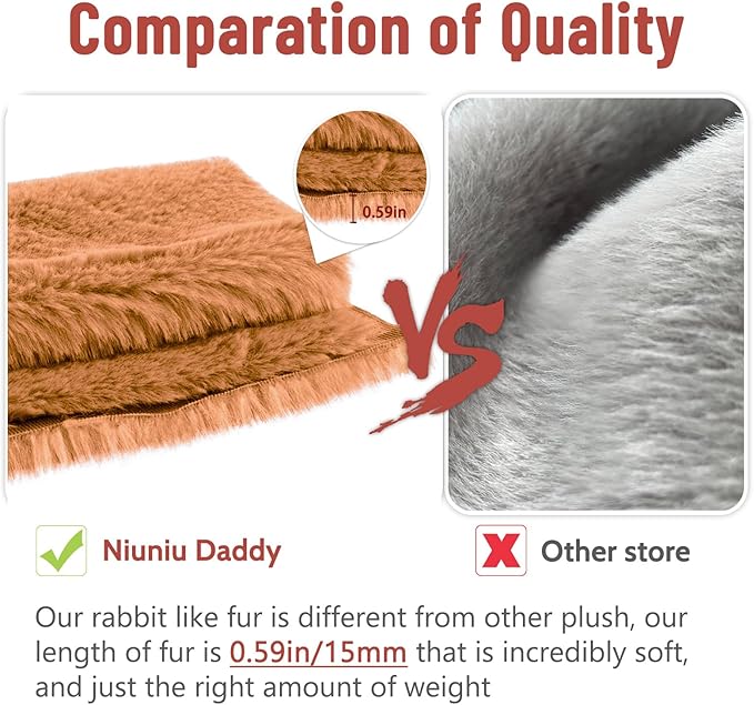 Niuniu Daddy 20" | 3.3 Pound Squirrel Weighted Stuffed Animals for Kids Adults, Large Squirrel Weighted Beads for Body Pillow for Sleeping, Soft Plush Toy for Birthday Christmas Holiday Presents