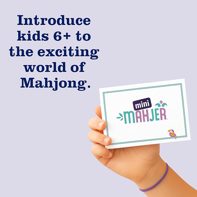 Card – Kids’ & Beginners Mahjong Tool with 3 Levels of Play | Beginner to Advanced Mahjong Hands for Ages 6+ | Fun Family Game Night Companion, Pairs with NMJL Card