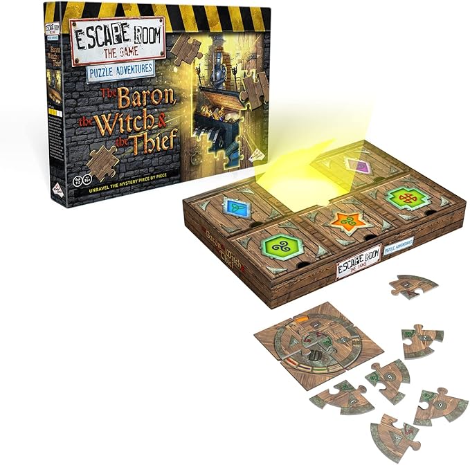 Escape Room The Game Puzzle Adventures: The Baron, The Witch and The Thief | Jigsaw Puzzle and Escape Room in One for Adults and Teens (English Version)