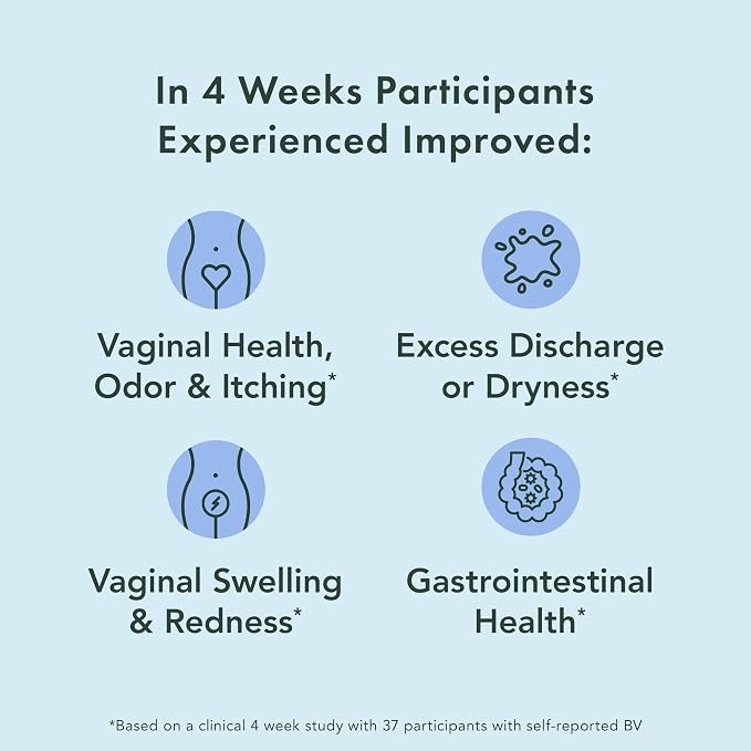 Rael Probiotics for Women pH Balance Supplement Vaginal & Gut (30 Servings) | Prebiotics, Vitamin D, Gluten-Free, Overall Urinary & Vaginal Health Support, Gut Health, Wellness, Immune Support