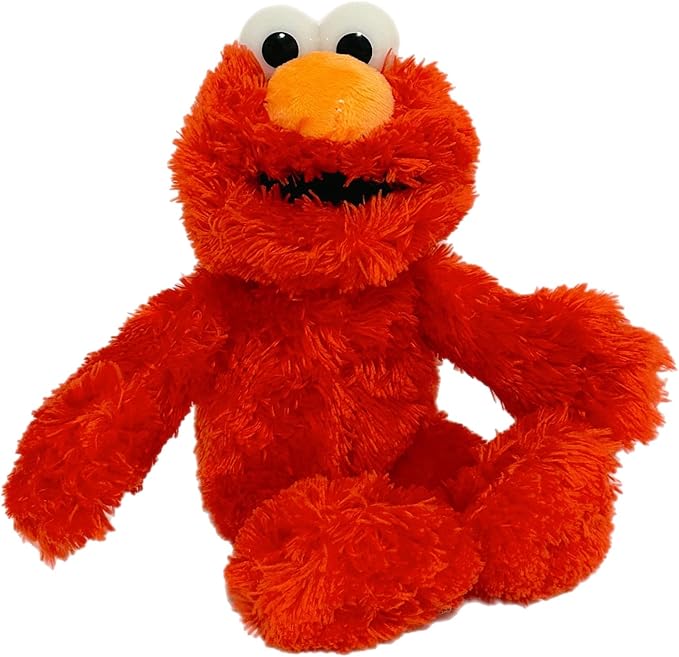 Posh Paws Official Sesame Street Plush 8" Suitable from Birth (Elmo)