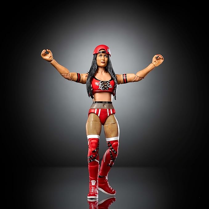 Mattel WWE Elite Action Figure & Accessories, Series #123 Set, 6-inch Collectible Nikki Bella with 25 Articulation Points & Swappable Hands