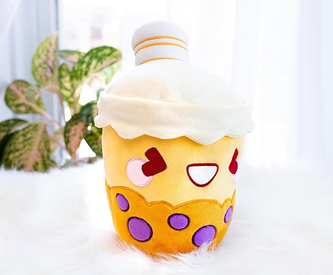 MochiOshis Boba Tea 10-Inch Character Plush Toy Mizuki Tapioshi | Plushie, Huggable Soft Stuffed Animal For Cuddling | Plush Figure Toy for Bubble Tea Lover | Officially Licensed MochiOshis Boba Plush