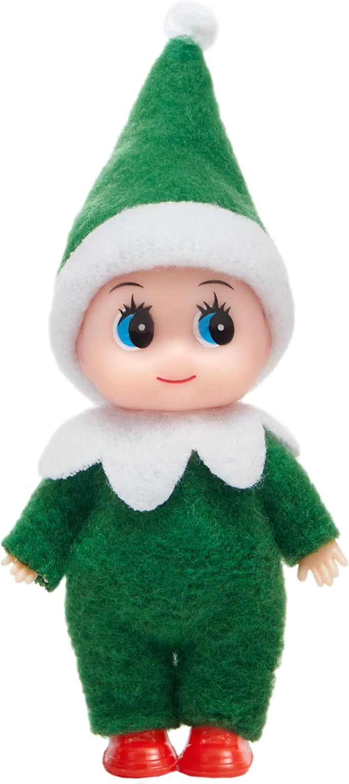 JOYIN 1 Pack Christmas Green Elf Soft Plush Toy for Adults Kids Accessories Party Favors Xmas Party Supplies Christmas Decor, Xmas Gift