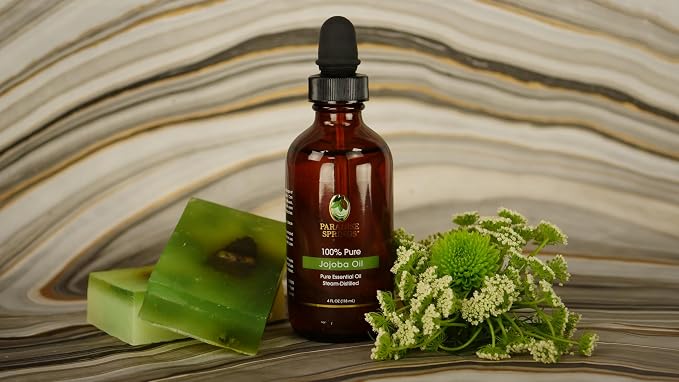Paradise Springs Jojoba Oil 4 fl oz (120ml) | 100% Pure & Natural Jojoba Oil for Aromatherapy, Massage, Skin & Hair Care, Diffusers & Humidifiers