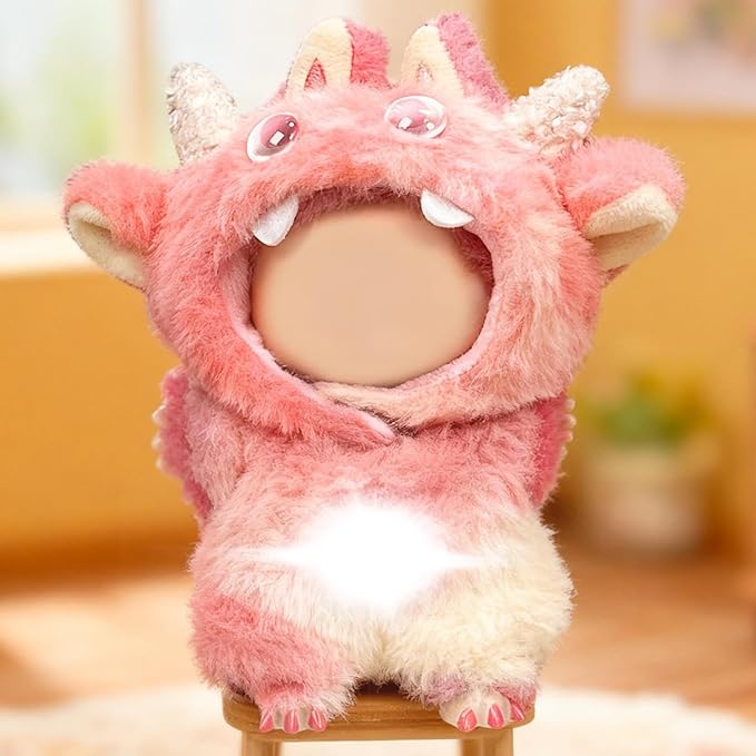 Clothes Fit for 18CM Doll, Fashion Doll Clothes Outfit Set Cute Theme Designer Toys Dress Accessories for Collector Fans Display (Red Monster)