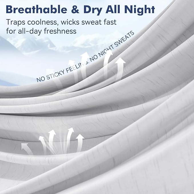 Elegear Double-Sided Arc-Chill® 3.0 Cooling Blanket for Hot Sleepers, Twin | Q-Max>0.5 Cooling Fabric, Absorbs Heat to Keep Body Cool, Lightweight Summer Blankets for Night Sweats & Menopause, 59"x79"