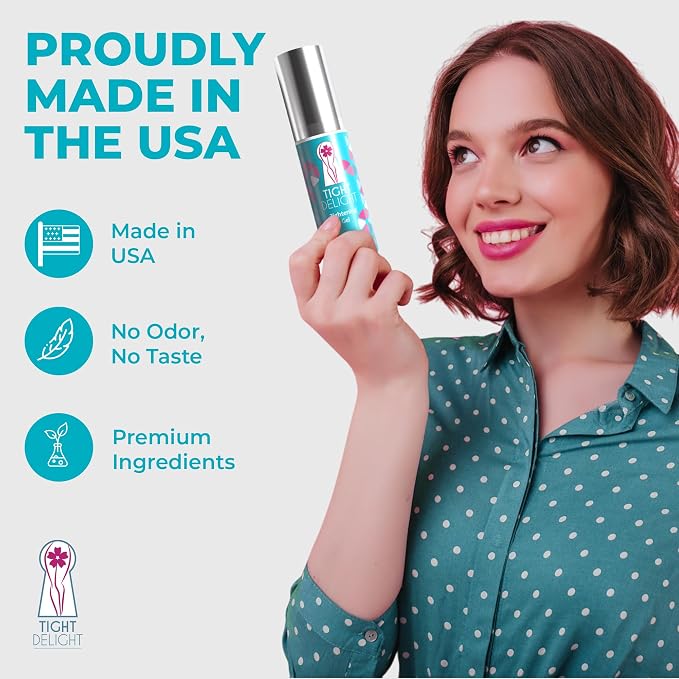 Booty Magic Tight Delight Vaginal Tightening Gel – Instant Vaginal Tightener for Women, Vag Rejuvenation, Natural pH-Balanced Firming with Manjakani & Aloe Vera for Vaginal Tightness