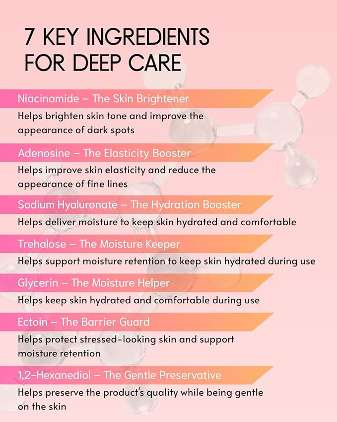 le dalcom Korean Micro-darts Patch, Post Blemish Dark Spot Care for Radiance & Elasticity, Brighter-looking Skin Tone, Niacinamide & Adenosine, Individual Blister Package (6 Patches)