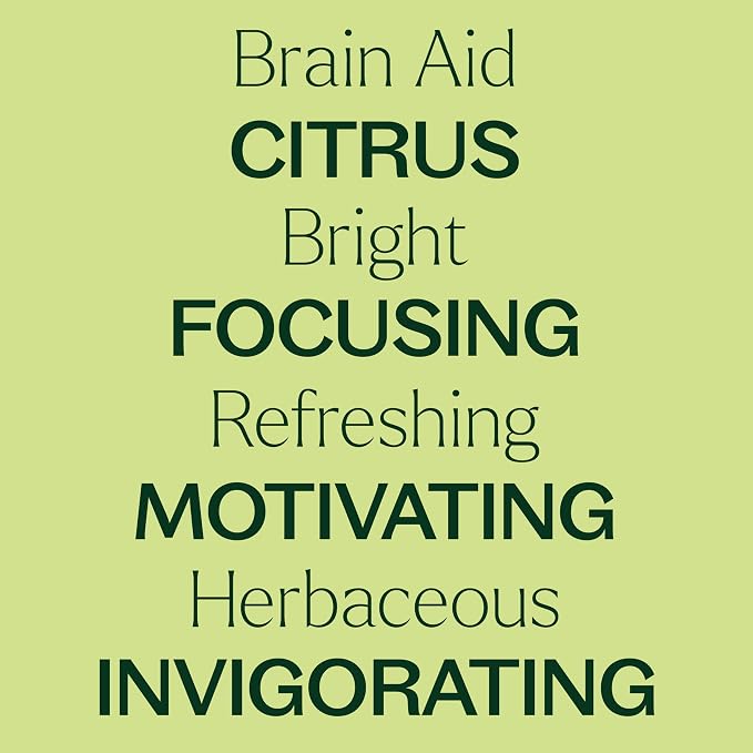 Plant Therapy Brain Aid Essential Oil Blend 10 mL (1/3 oz), 100% Pure & Undiluted, Aromatherapy for Focus, Concentration & Mental Clarity
