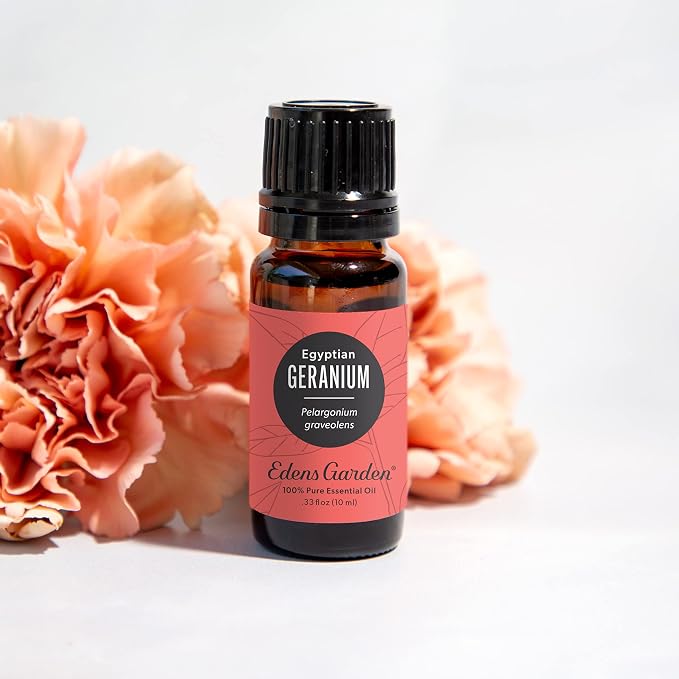 Edens Garden Geranium- Egyptian Essential Oil- 100% Pure Premium Grade, Undiluted, Natural, Therapeutic, Aromatherapy, The Best for Diffuser, Skin, Face, Hair 30 ml (1 fl oz)