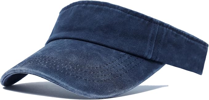 ANDICEQY Sports Sun Visor Hat, Sun Hat Visors for Women and Men for Outdoor | Adjustable Sun Visor Hats, Lightweight & Breathable, Cotton, Ideal for Running, Tennis, Golf, Outdoor Sports and Beach