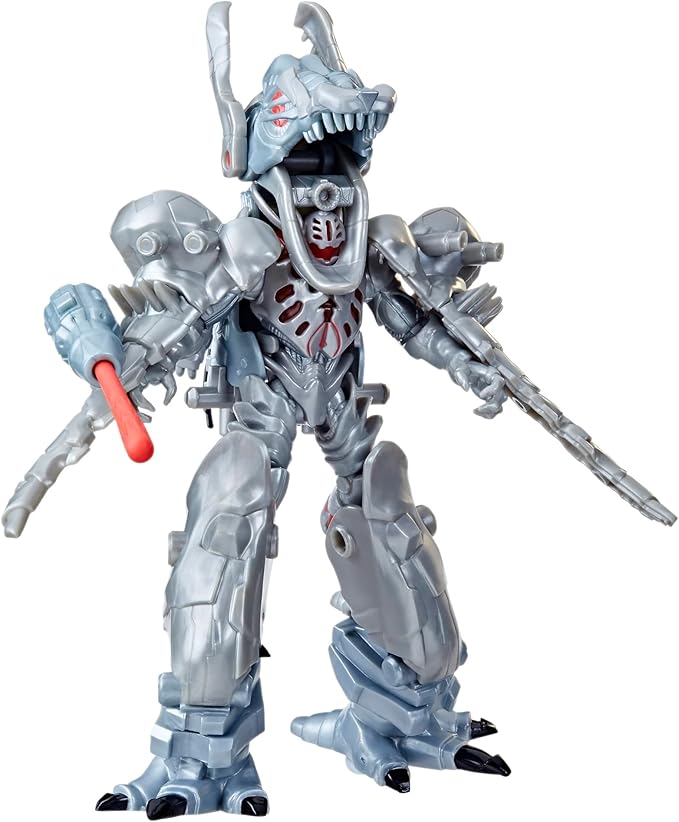 Marvel Mech Strike Mechasaurs, 4.5-Inch Ultron Primeval with T-R3X Mechasaur Action Figures, Super Hero Toys for Kids Ages 4 and Up