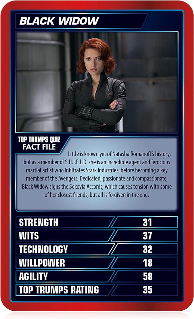 Top Trumps Card Game Marvel - Family Games for Kids and Adults - Learning Games - Kids Card Games for 2 Players and More - Kid War Games - Card Wars - for 6 Plus Kids