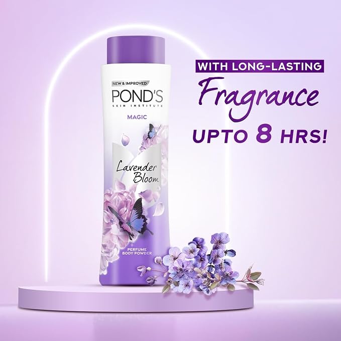 Ponds Magic Lavender Bloom Talcum Powder 80g