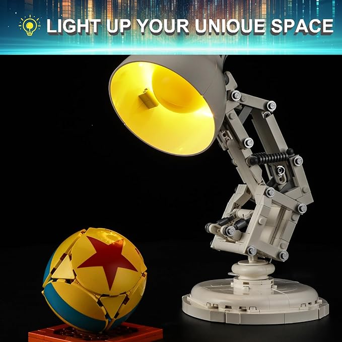 LED Light Kit for Lego 21357 Pixar Luxo Jr. Building Set, Compatible with Lego 21357 Building Blocks Model(Not Include Blocks Set)