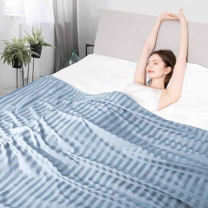 Elegear Double-Sided Cooling Blanket for Hot Sleepers, Queen, Arc-Chill 3.0 | Q-Max>0.5 Cooling Fabric, Absorbs Heat to Keep Body Cool, Breathable Summer Blankets for Night Sweats & Menopause, 79"x86"