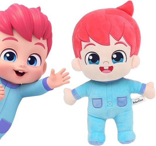 Pinkfong Bebefinn Plush Toy - 12" (30cm) Stuffed Doll | Soft Cuddly Plush for Toddlers | Bebefinn Toy | Perfect Birthday, Holiday for Boys & Girls