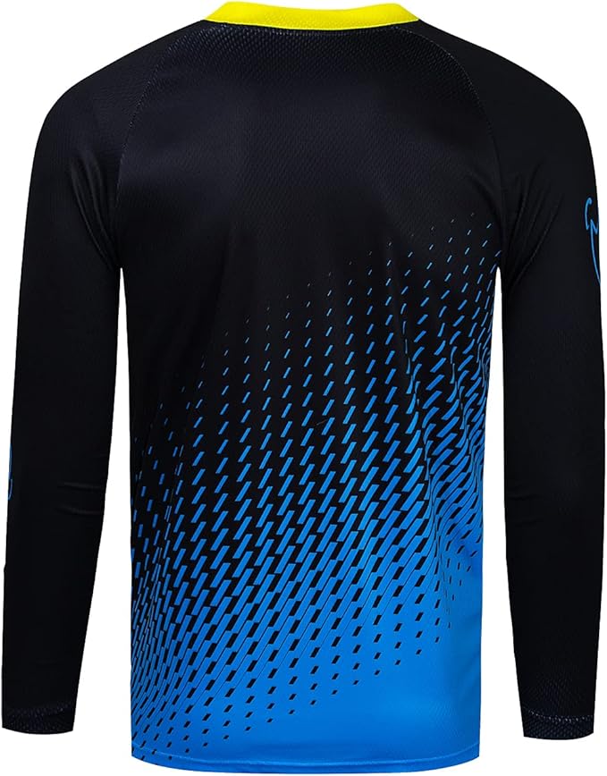 Boy Girl Cycling Jersey Kids Mountain Bike Motocross Long Sleeve Shirt Biking Tops 4-14 Years