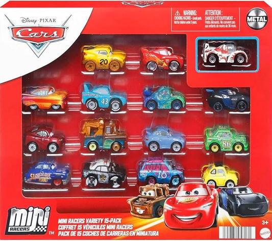 Disney Cars Mini Racers 15-Pack Variety Radiator Springs Ramone, Strip Weathers AKA The King
