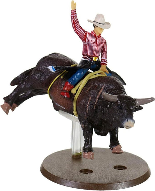 Big Country Toys Lane Frost & Red Rock - 1:20 Scale - Collectible - Rodeo Toys & Figurines