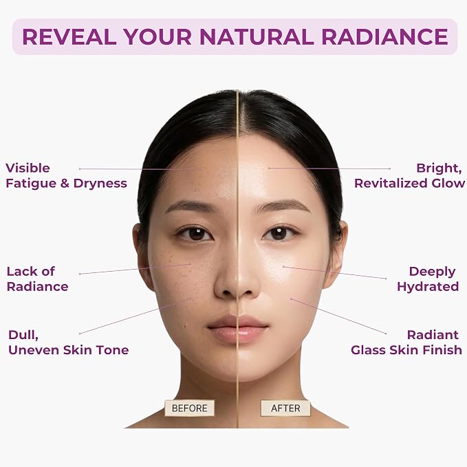 Korean Rice Cream Moisturizer for Face - Hydrating & Brightening Korean Skin Care, Hyaluronic Acid & Niacinamide Facial Moisturizer for Glass Skin, 2.48 fl oz (70 ml)