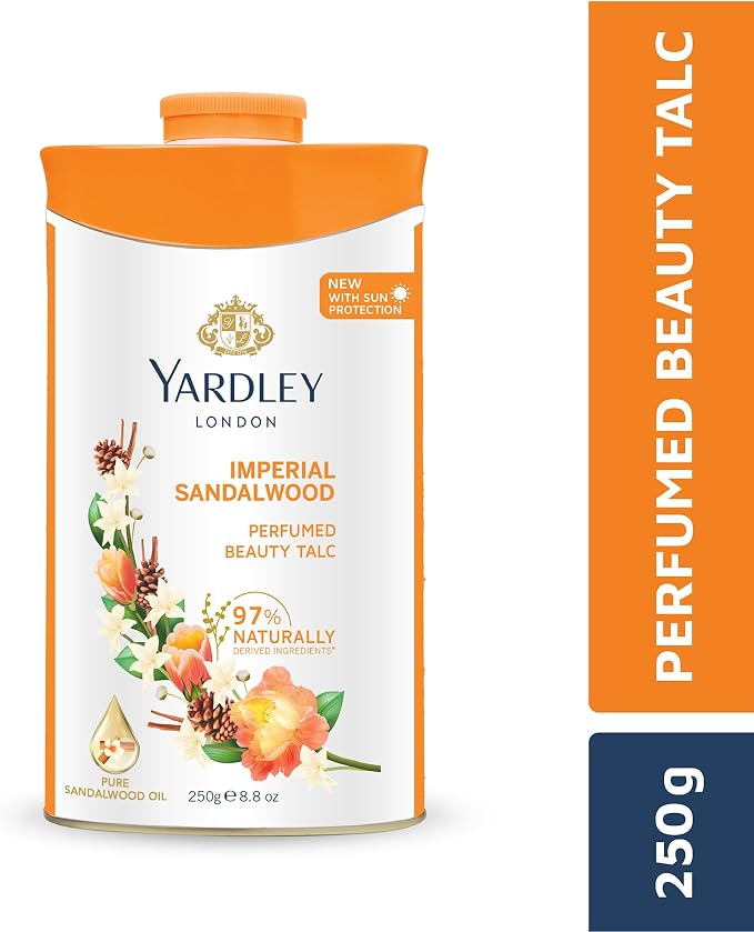 Yardley Sandalwood Perfumed Talc, 250 g