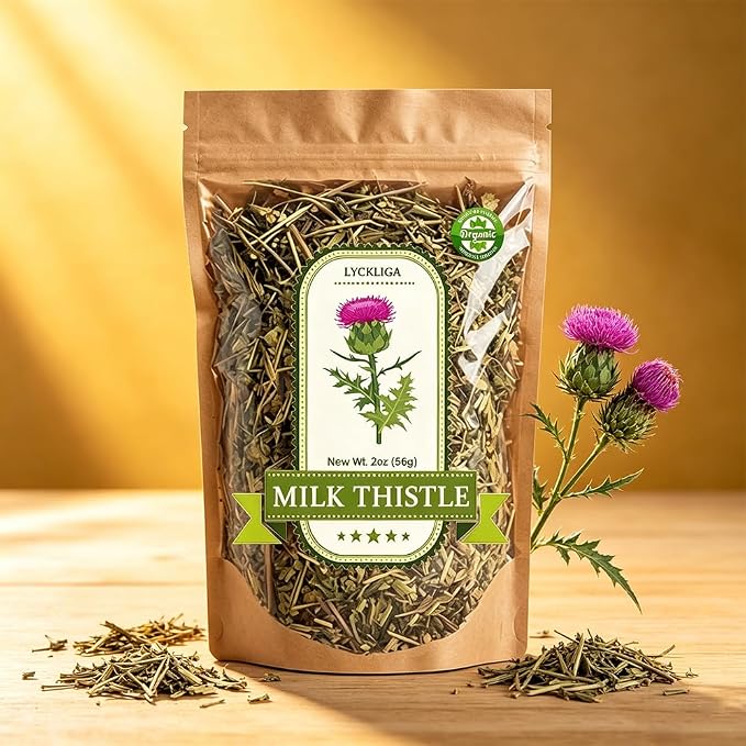 Milk Thistle Loose Tea, Cardo Mariano, 56g / 2 oz, Caffeine-Free, No Additives, No Preservatives