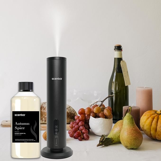 Scentia Autumn Spice Essential Oil – 500 ml Fall Blend with Pumpkin Spice Notes | Diffuser Oil for Home, Halloween & Thanksgiving Décor | Aromatherapy, Candle & Soap Making