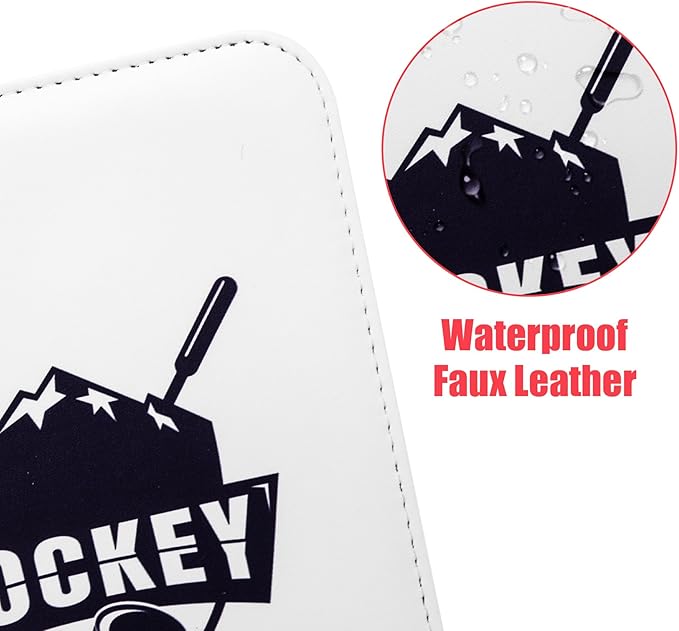 400 Pockets Hockey Card Binder for Hockey Trading Cards 2024 2025 2026 Collectors,Portable Waterproof Card Storage Book with Removable Sleeves,Compatible with Hockey,Football,Sports Game and TCG Cards