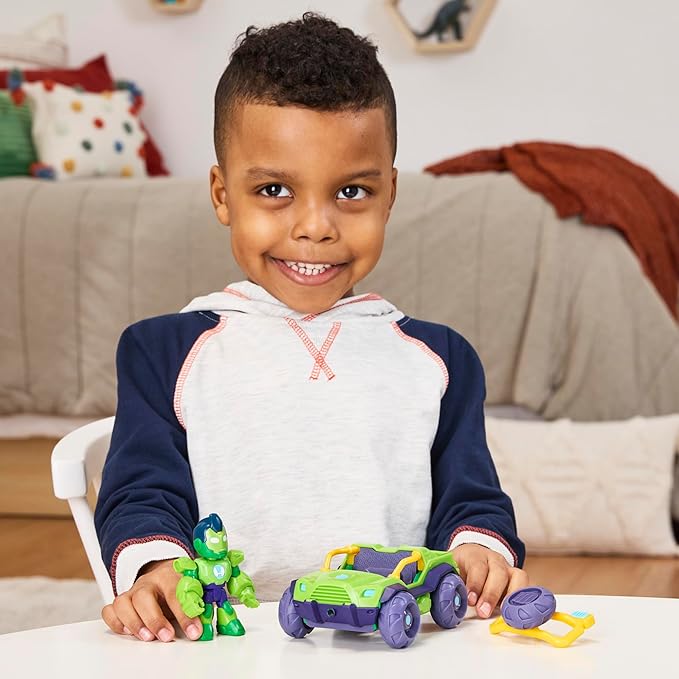 Marvel Toy Bundle, 3 Action Figures with 3 Vehicles & Accessories, 3-Inch Super Hero Toys for Kids, Ages 3+