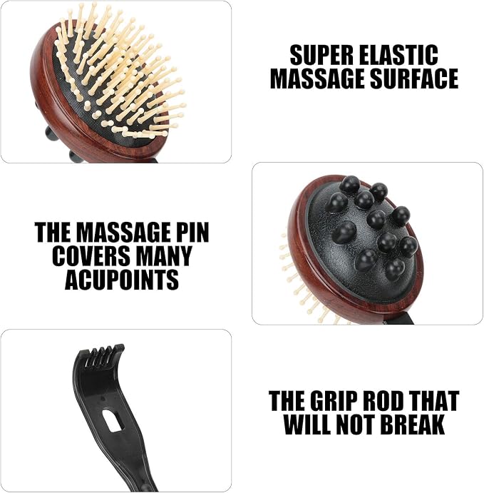 Manual Back Massagers Back and Head Scratcher Long Back Massager Handheld, Body Massager Stick Manual Massage Tool, Plastic Massage Hammer for Body Part,Legs, Back Health Care