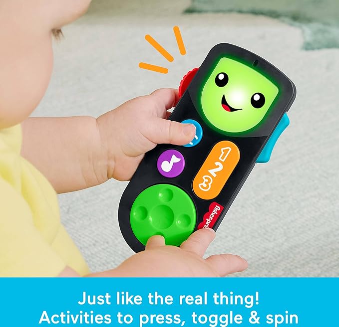 Fisher-Price Baby & Toddler Toys Laugh & Learn Play & Stream Tech Set, Pretend Video Game & Remote Control for Infants Ages 6+ Months