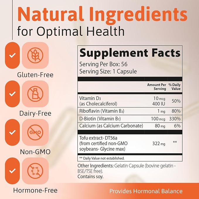 Femarelle® Unstoppable –Dietary Supplement for Women – Supporting Bone, Muscles and Joints & Vaginal Health – 56 Capsules – Non-Hormonal – Clinically Studied