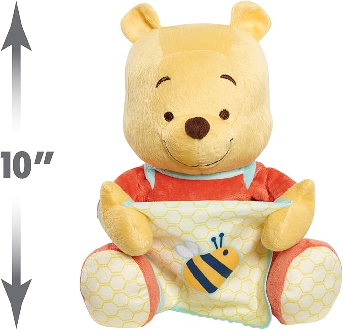 Disney Baby Hide-and-Seek Winnie The Pooh Interactive Plush, Kids Toys for Ages 09 Month by Just Play