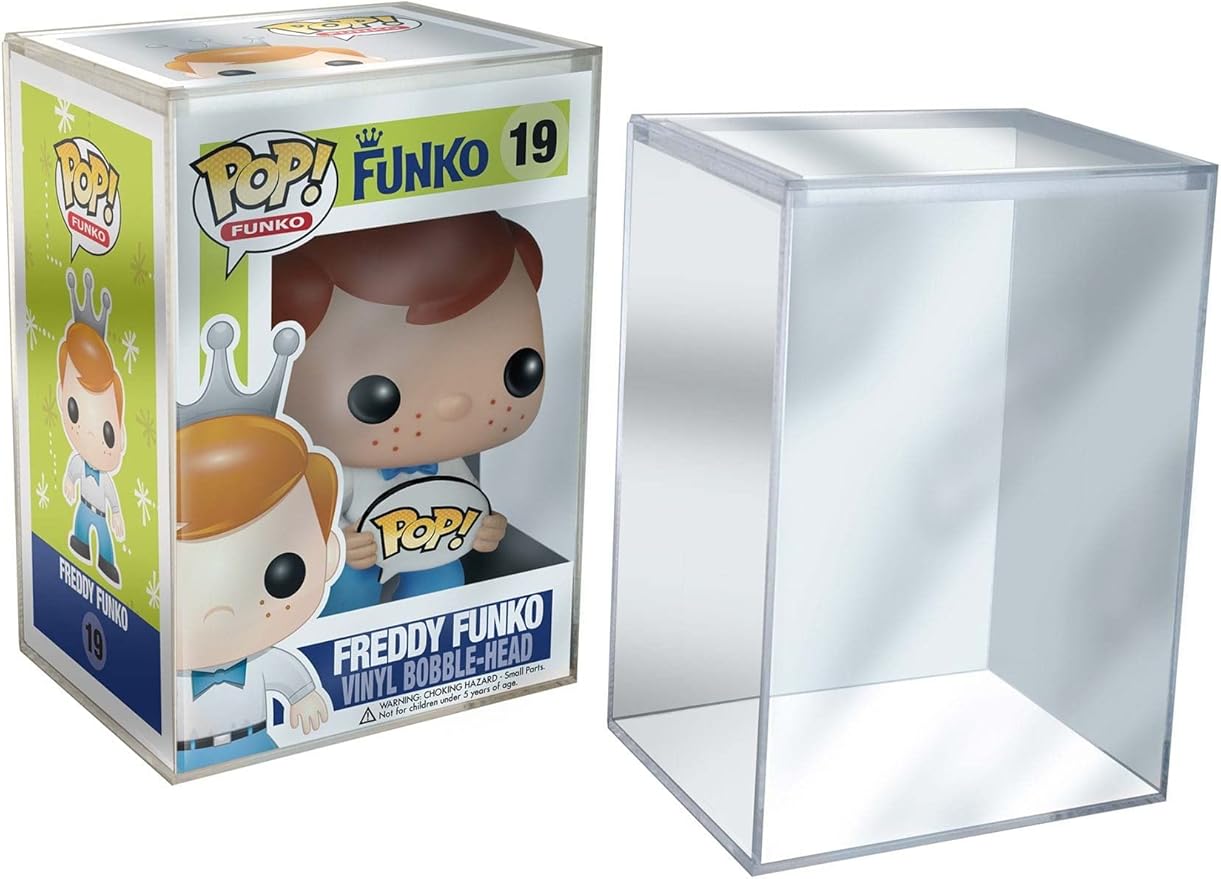Funko Pop Premium - Premium Protector Display Cases - for Funko Pop Collectable Vinyl Figures - Durable, Crystal Clear, and Stackable Storage