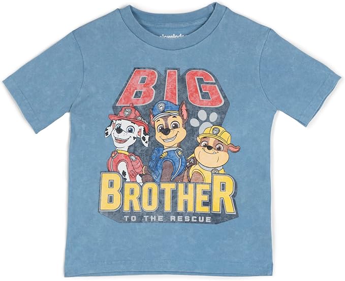 Paw Patrol Birthday T-Shirt Toddler to Little Kid Sizes (2T - 7-8)