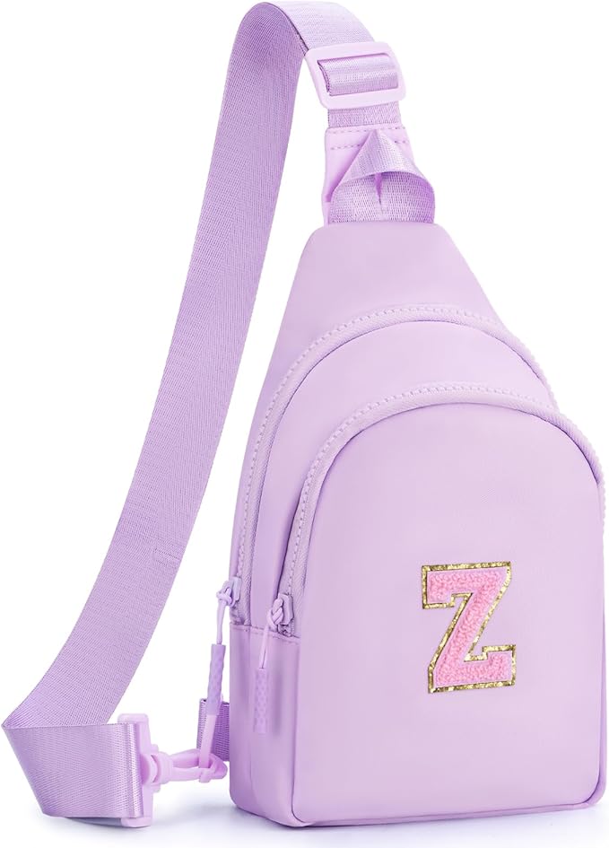 Birthday Gift for 5 6 7 8 9 10 11 12 13 14 15 16 Year Old Girls Fanny Pack Crossbody Bags for Women,Cute Trendy Stuff - Lavender,Z
