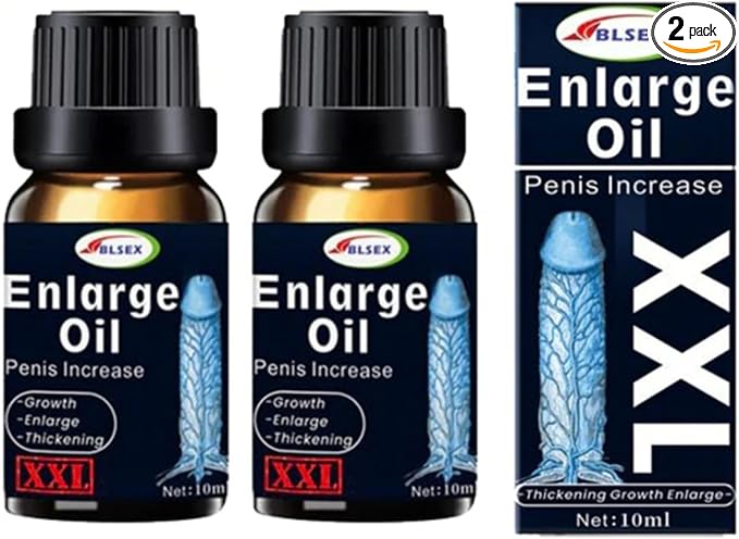 2PC BLSEX Energy Massage Oil for Men, Enlarge Massage Enlargement Thickening Growth Oil Men Enlarge Oil (20ml)