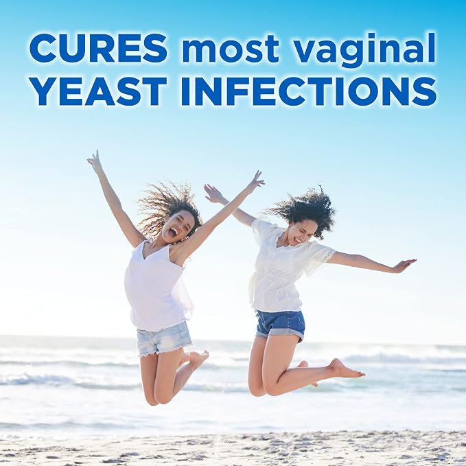 Amazon Basic Care Miconazole Nitrate Vaginal Insert 1200 mg and Miconazole Nitrate Cream 2%, 1-Day Treatment, Relieves Itching, Vaginal Yeast Infection, 0.32 Ounce, 1 Count